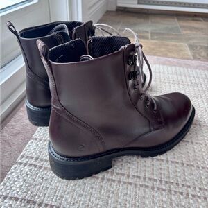 Womens ECCO Brown Leather Boots